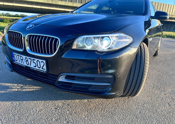 BMW Seria 5 cena 69900 przebieg: 142239, rok produkcji 2014 z Trzcińsko-Zdrój małe 436